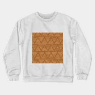 African Terracotta Pattern Boho Vintage Crewneck Sweatshirt